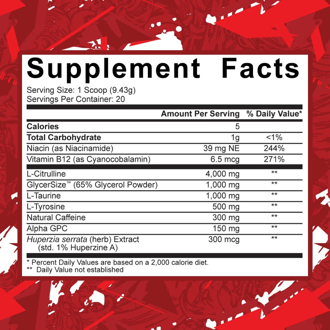 5% Nutrition Code Red Pre-Workout